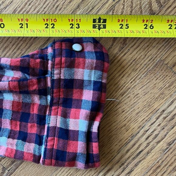 Chubbies The Inside Out Flip Reverse It Plaid & Palms Pearl Snap Shirt Mens Sz M - Picture 8 of 8